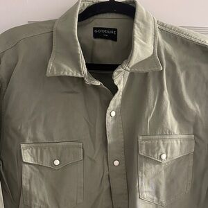 Goodlife Men's Olive Lightweight Shirt